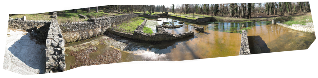 villa romana del Randaccio : insieme dei vani scoperti dopo lo scavo